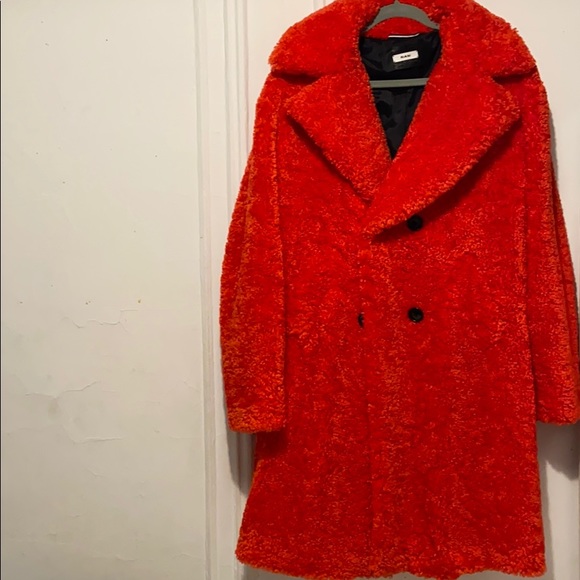 RIANI Jackets & Blazers - Riani red synthetic fur coat